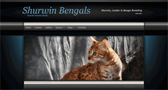 Desktop Screenshot of bengalsbyshurwin.com